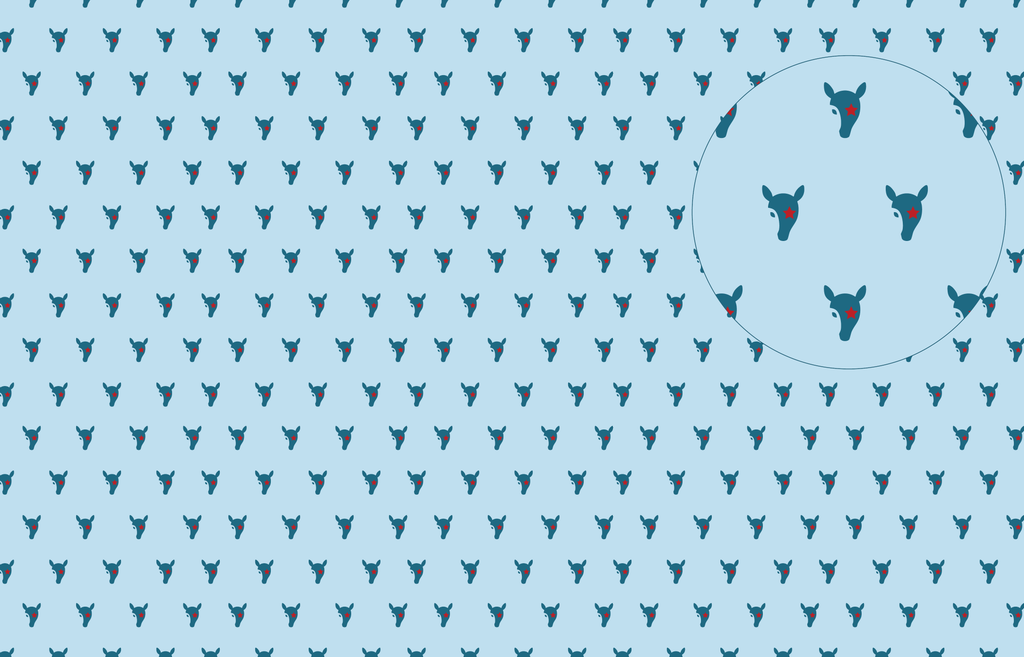 Armed-adillo Blue pattern sheet